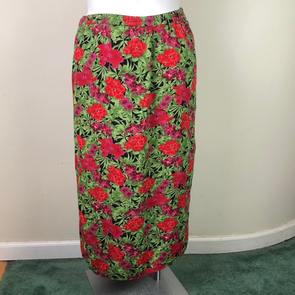 Style & Co Collection Vintage Reversible Midi Skirt Faux Wrap - Picture 4 of 7